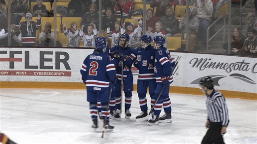 United States dominates Germany in first IIHF World Juniors pre-tournament game