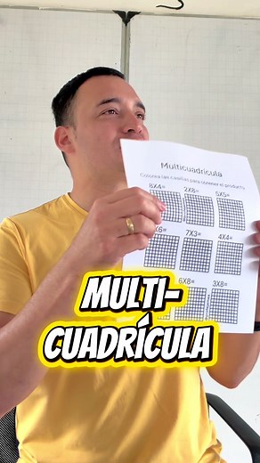 Multicuadrícula: método visual para aprender 4x3 y tablas de multiplicar