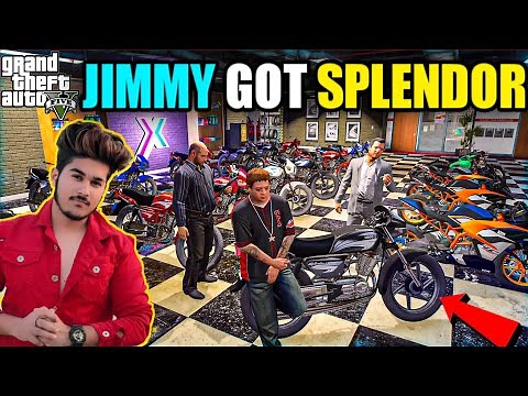 GTA 5 : FINALLY GUYS JIMMY NE LELI HERO HONDA SPLENDOR PLUS BRAND NEW BIKE 🔥🔥