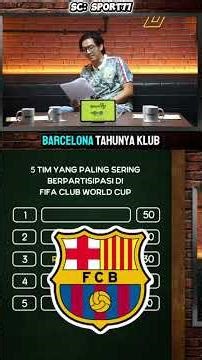 Waterbreak: Tim paling sering ikut fifa club world cup (cwc) #cwc #club #survey #top5