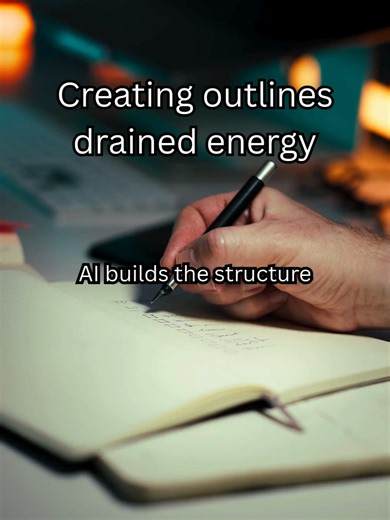 starting outlines is the hardest part ai can build the first pass #writing #aitips #productivity
