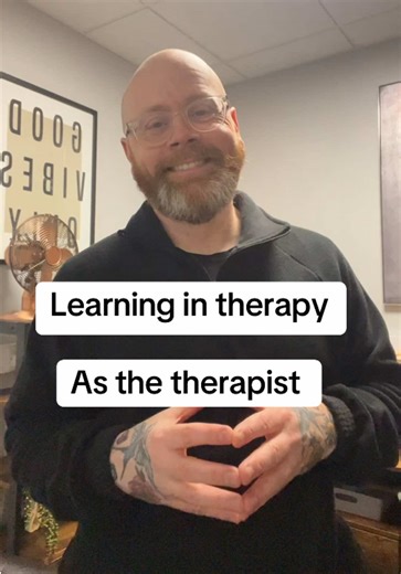 My learning this week in psychotherapy as the psychotherapist.