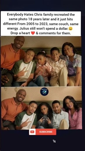 Everybody Hates Chris Cast Recreates Iconic Family Photo 18 Years Later 🥹 From 2005 to 2023