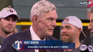 Rangers receive 2023 ALCS trophy