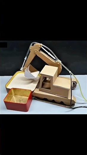How to make hydrolic excavator at home|#innovation #rccar #scienceproject #excavator