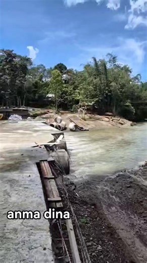 2K views · 27 reactions | Before using a gakit to crossing creek , Now passing the river using culvert #TaraNa #followersviewersfriends | Anma Dina | Facebook