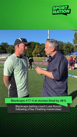 “A different breed!” Blackcaps batting coach Luke Ronchi joins Daniel McHardy following a Day 3 batting masterclass by Ravindra and Latham, plus an update on Nathan Smith’s availability for Day 4. Join us for more from 10am tomorrow on the Sport Nation app and all NZ frequencies 📻 #NZvWIN | Sport Nation NZ