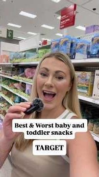 BEST and WORST baby and toddler snacks at #target et