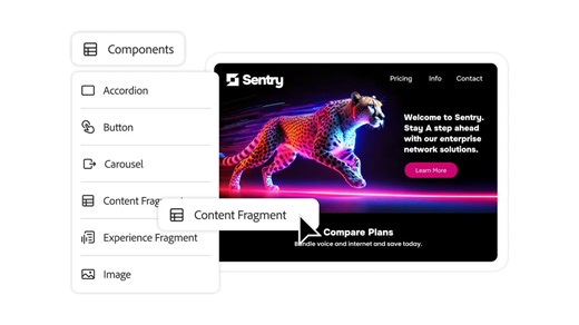 Components: Web, Core and UI | Experience Manager Sites