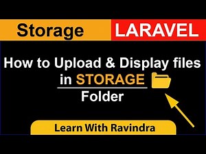 Laravel image upload and display in Storage Folder | Laravel storage upload file | Laravel Storage