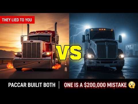 Peterbilt 589 vs Kenworth T680 — PACCAR Built Both. Here's Why One Is a HUGE Mistake