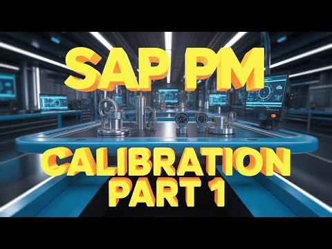 SAP PM Calibration Process in Maintenance | Step-by-Step Calibration in SAP PM | Part 1