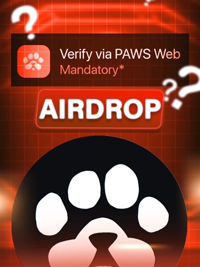 PAWS airdrop hướng dẫn verify paws web #paws #airdrop