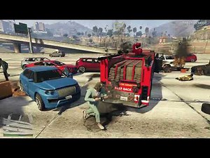 22 minutes of a chain explosion of cars in GTA V