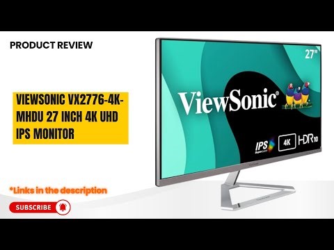 ViewSonic VX2776-4K-MHDU Review | Best 27” 4K USB-C Monitor with 65W Charging?