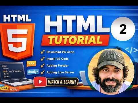 2- Download and install visual studio code for HTML | Arabic & English Audio Track