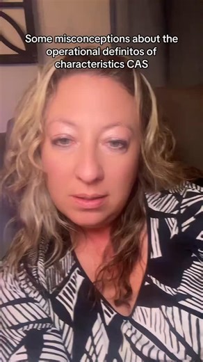 Let’s talk about some operational definitions (not definitos, an unfortunate typo in the title 🤦🏼‍♀️) in CAS that I think may be confusing. This video includes two characteristics, groping and difficulty with coarticulatory transitions. #apraxia #CAS #childhoodapraxiaofspeech #speechtherapy #slps | Laura - SLP Mommy of Apraxia