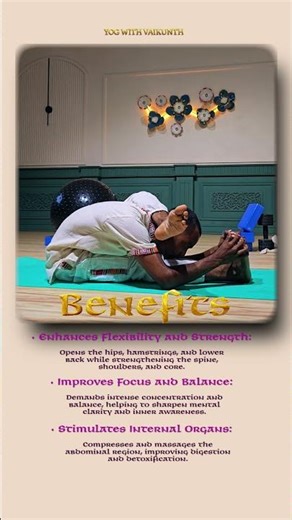 EKA PADA SIRSASANA YOGA TUTORIAL | FLEXIBILITY & STRENGTH TRAINING | VAIKUNTH NRITYASHALA