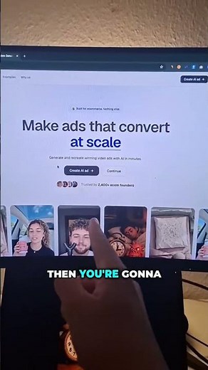 Clade Creates Ads like these out of thin air.If you're not using this you're missing out.