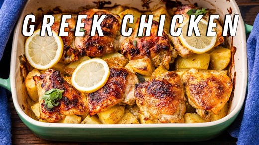 Greek Lemon Chicken and Potatoes – The Best One-Pan Dinner