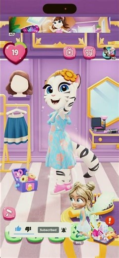 👗 Angela Fashion Dress Up 😻✨ | Cute Outfit Transformation 👑💖