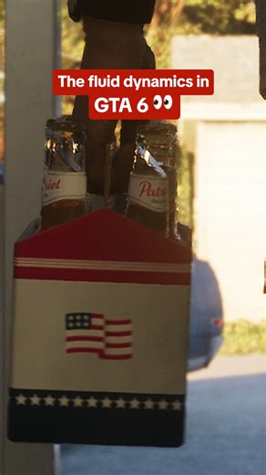 5.5M views · 62K reactions | Look at that 6-pack drink animation… #gta6 #gtavi #grandtheftauto #graphics #gta #animation #6pack #drink #ign #gaming #trailer #breakdown #slowmo | IGN | Facebook