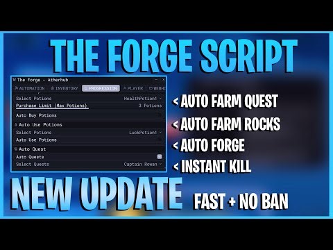 [XMAS] THE FORGE SCRIPT | INSTANT FORGE, AUTO FARM, INF CASH, AUTO ORE 🔥 ( Pastebin 2025)