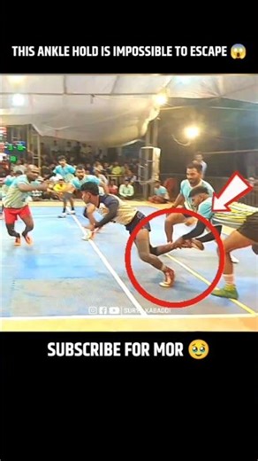 THIS ANKLE HOLD IS IMPOSSIBLE TO ESCAPE 😱🔥#shorts #kabaddi #viralvideo #shortvideo