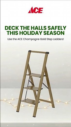 ACE Champagne Gold Step Ladders