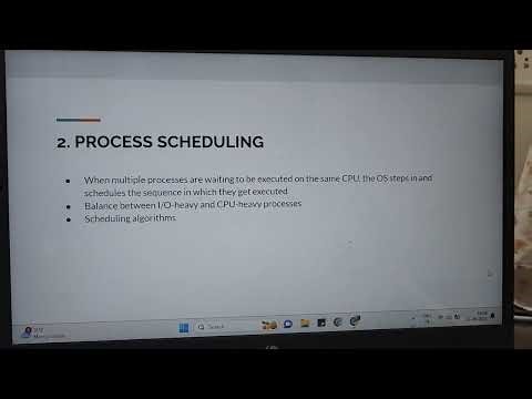 OS • Functions of an OS • Process Scheduling