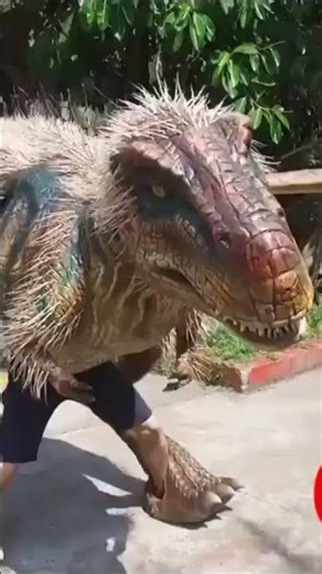 Feathered #trexcostume in the factory! Realistic dinosaur suit!