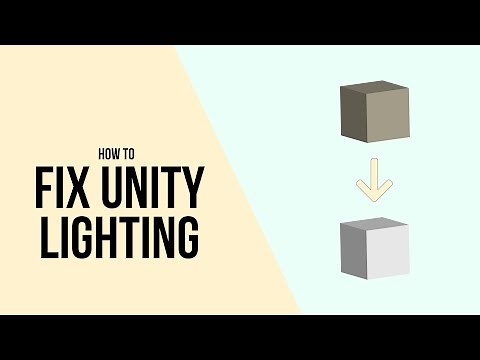 How to Fix Unity Lighting Problem - Weird material color | The Helping Bro