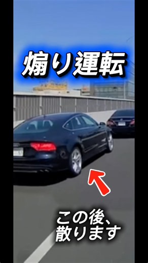 煽り運転→自爆大破ww #事故 #運転技術 #ドラレコ #automobile #ダンプ #あおり運転 #事故映像 #喧嘩