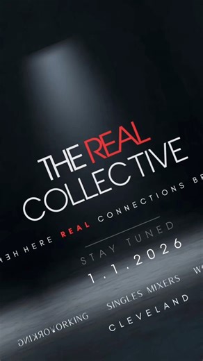 Big news for 2026! Meet Me IRL Cleveland is officially expanding under our new brand, The Real Collective — Where Real Connections Begin. Next year, you’ll see more singles mixers, more women-focused gatherings, and brand-new networking events designed to bring people together face-to-face. Whether you’re looking to meet someone special, grow your circle, or build your professional network, 2026 is all about REAL connection. Because people don’t just want matches… they want community. They want 