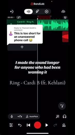 Replying to @Thamoh.Smith Be mindful, this exceeds 30 seconds so it may be too long for the ringtone and cut off the sound. I had got a couple comments saying the original ringtone was too short so hopefully this one works well also. Please let me know! #ringtone #kehlani #cardib