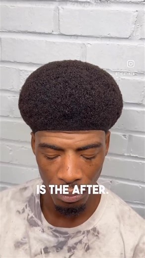 Thee Blade Sharpener on Instagram: "What yall think about this cut?! I’ve neeeever seen it done like this before! I think my grandpa would’ve loved it back in the day! Lol 🤣. Crazy thing is, buddy has the perfect hairline for this type of tweek 👌🏾. ANNNND that Tantrum blade is SLAPPIN as usual 😮‍💨🔥. Nice cut @the4thken ! #TheeBlade"