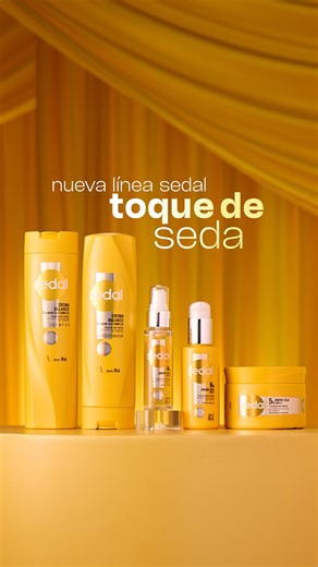 Sedal Argentina on Instagram: "🙌 Pelo de seda con menos esfuerzo, más suavidad y movimiento con el nuevo Sedal Toque de Seda 💛"