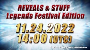 Legends Festival 2022, Legends' final celebration to finish off the year, will begin on November 25! Check out the upcoming Reveals & Stuff Legends Festival Edition for all the juicy info! Broadcast Date: 11/24/2022 14:00 (UTC) (Scheduled) Official Site https://dble.bn-ent.net/en/countdown_2022/ #DBLegends #Dragonball #LegendsFestival ©BIRD STUDIO/SHUEISHA, TOEI ANIMATION ©Bandai Namco Entertainment Inc. *Animations may be subject to change. | Dragon Ball Legends
