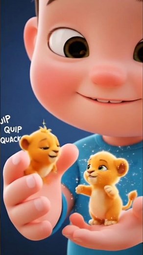 Baby’s Magic Hand 😂🦁✨