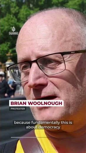‘No Kings’ protest outside Buckingham Palace