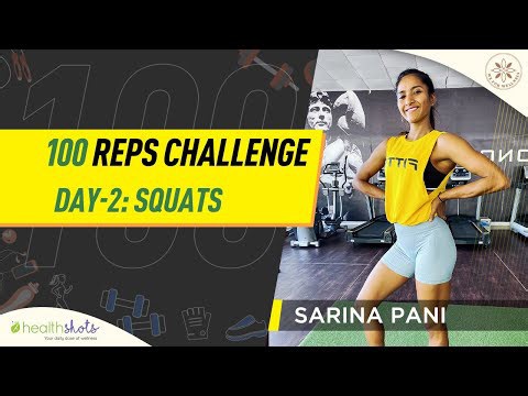 Day 2 100-Rep Challenge Squats