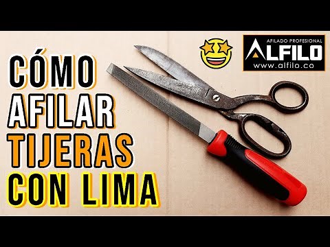 😃 HOW TO SHARPEN SCISSORS WITH A FILE: An easy and quick technique🤩