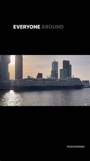 Suite Natured on Instagram: "Queen Anne in Rotterdam this morning looking absolutely gorgeous #cruise #cruising #gorgeous #cruiselife #cunard"