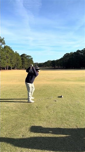 Nothing like a fairway hit on hole #1 at Pinehurst #2