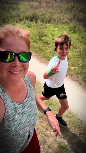 👟 2. 3 miles of memories 💙 Running with my little teammate — every step stronger, every laugh louder. “2 miles. A lifetime in 20 minutes.” #momlife #fitfamily #2milerun #runwithme #healthyhabits #mothersongoals