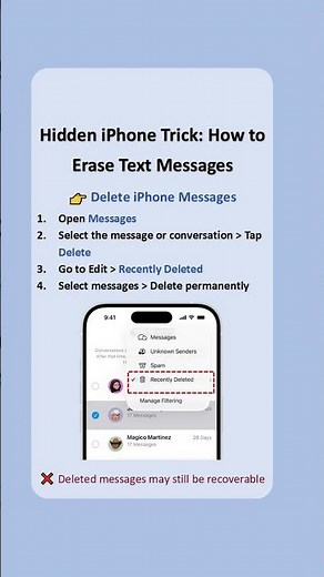 Hidden iPhone Trick: How to Erase Text Messages Safely
