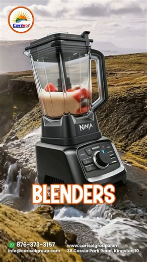 From smoothies to soups - one blender does it all 🔥 Crush ice, blend fruits, and prepare meals faster with a powerful, reliable blender built for everyday use. 📞 Call or WhatsApp 876-373-3157 📍 Visit us at 38 Cassia Park Road Carisol - Everything Home Improvement. | Carisol