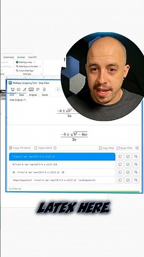 How to OCR math using Mathpix #ocr #microsoftword2025