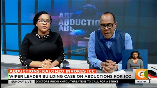 Abductions: Kalonzo Invokes ICC Wiper leader building case on abductions for ICC Kalonzo says collection of evidence underway #CitizenSundayLive Jeff Koinange Olive Burrows | Citizen TV Kenya