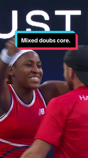 mixed doubs core. #UnitedCup #Greece #USA | mixed doubles